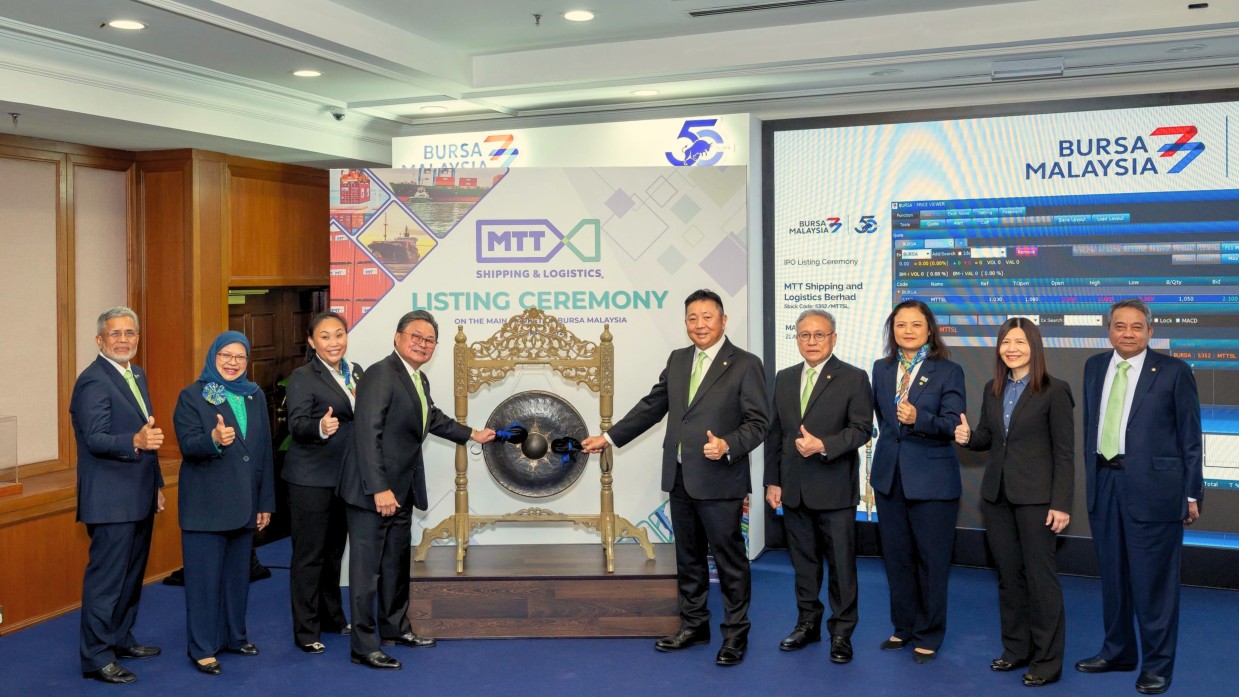 MTT Shipping Debuts at RM1.08 as RM652 Million IPO Fuels Fleet Expansion