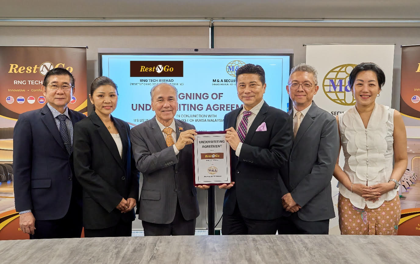 RNG Tech Berhad Moves Closer to IPO with M&A Securities Underwriting Deal