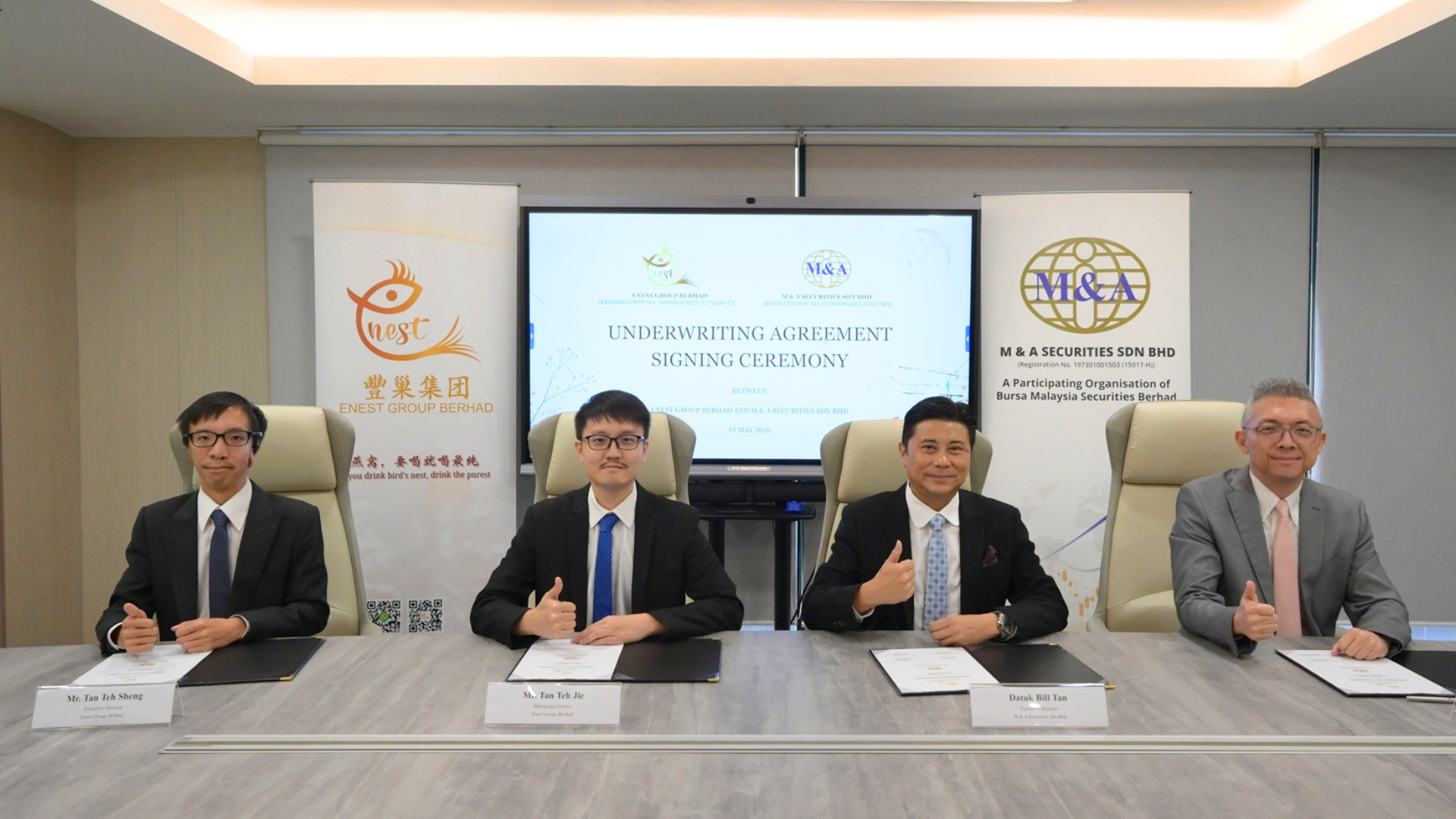 M&A Securities to Underwrite Enest Group’s IPO as Group Targets China Market Expansion