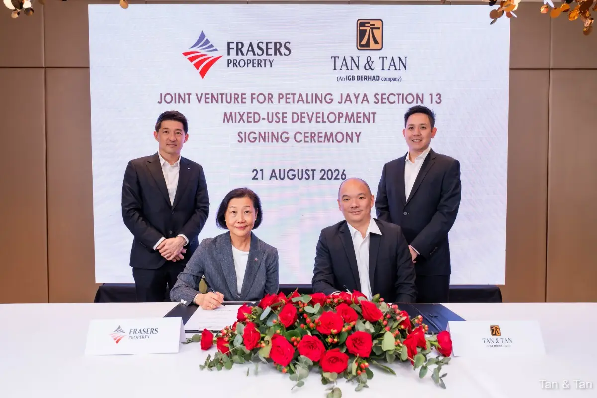 Frasers Property and Tan & Tan Partner to Develop RM-Valued PJ Quarter Precinct