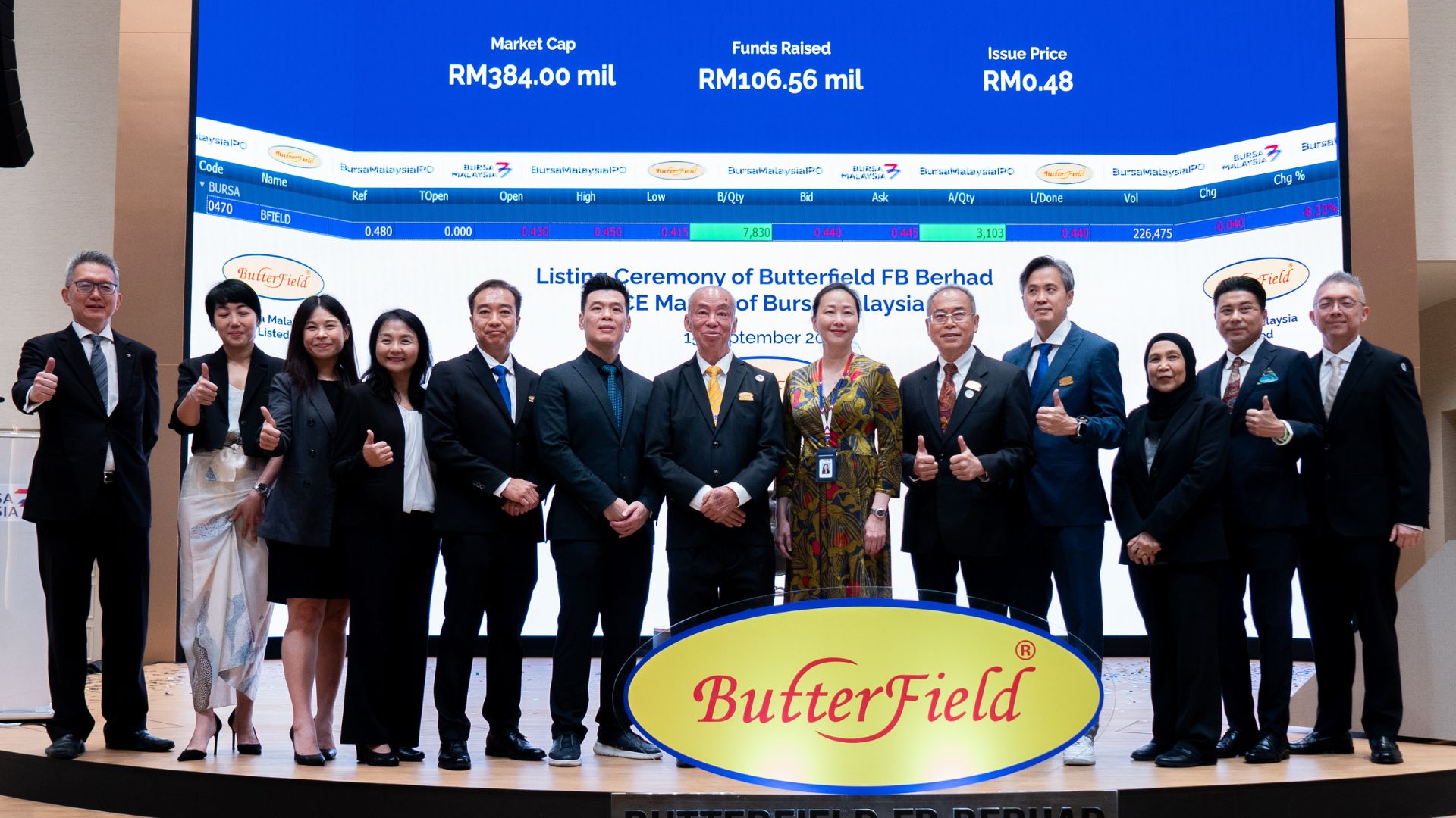 Butterfield Enters ACE Market with RM72m Capitalisation to Scale Production