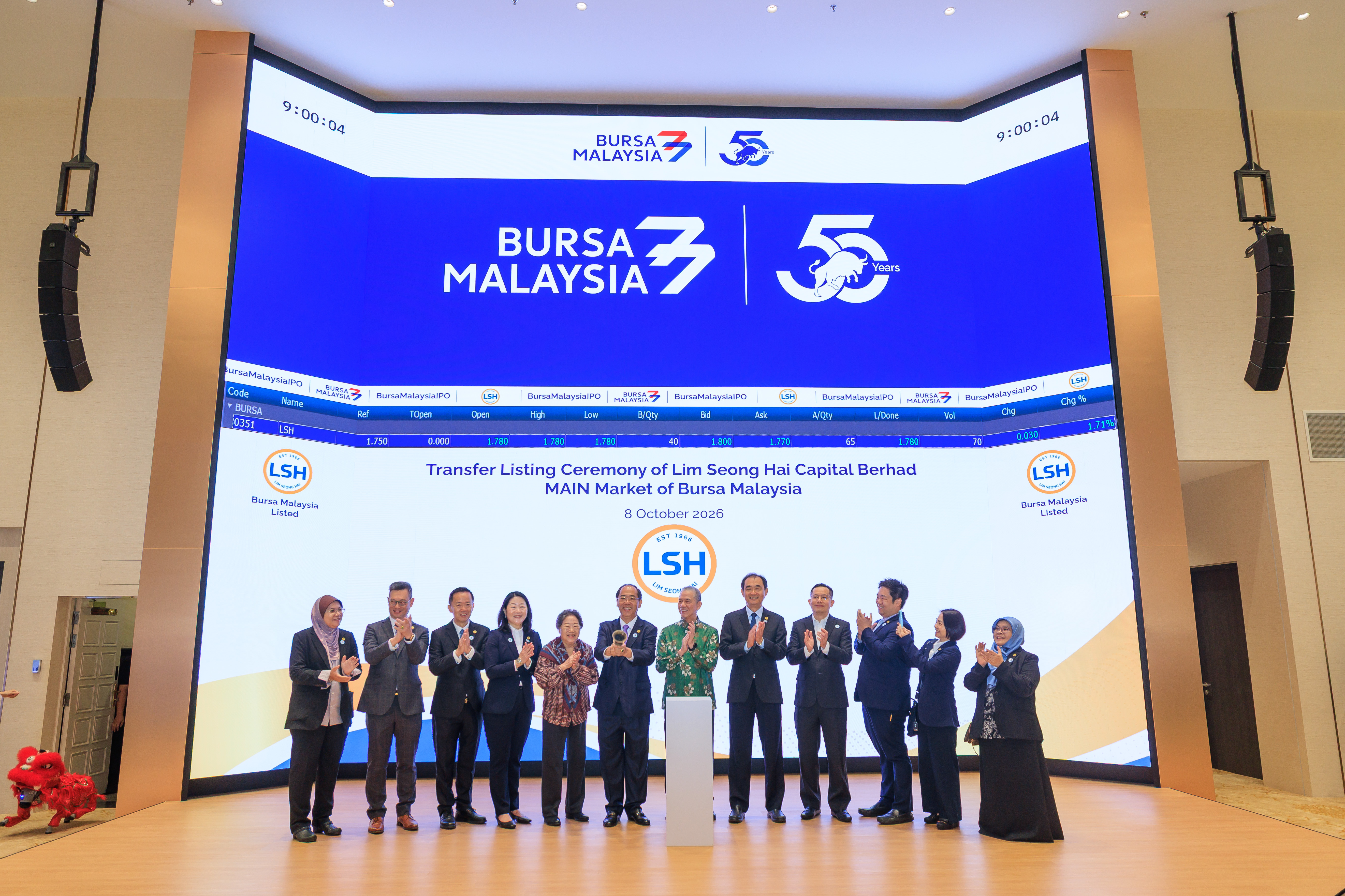 LSH Capital Graduates to Main Market with RM1.5b Valuation